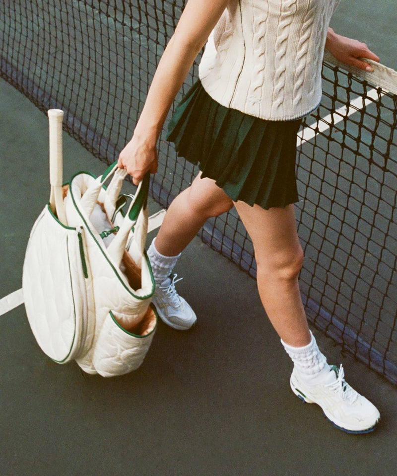 Tennis Quilted Backpack Tote