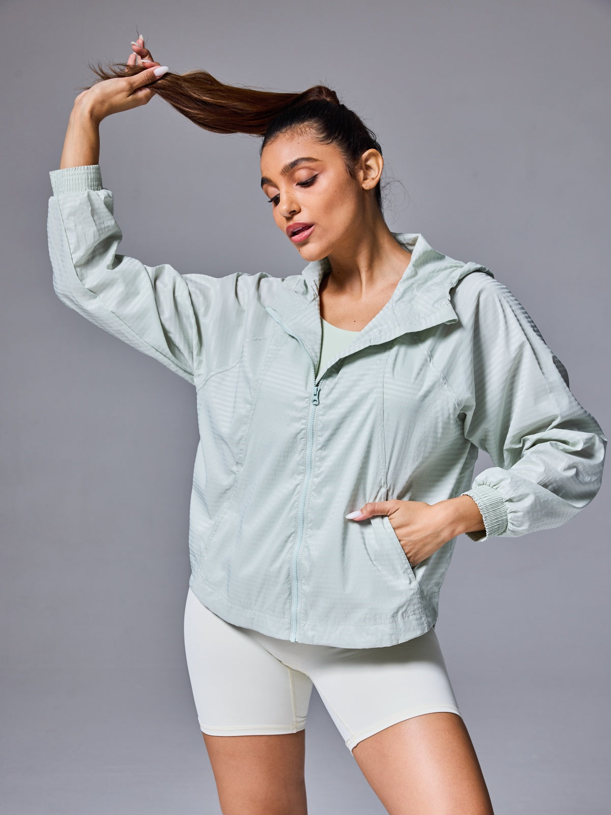 Love Game Hooded Tennis Jacket UPF50+