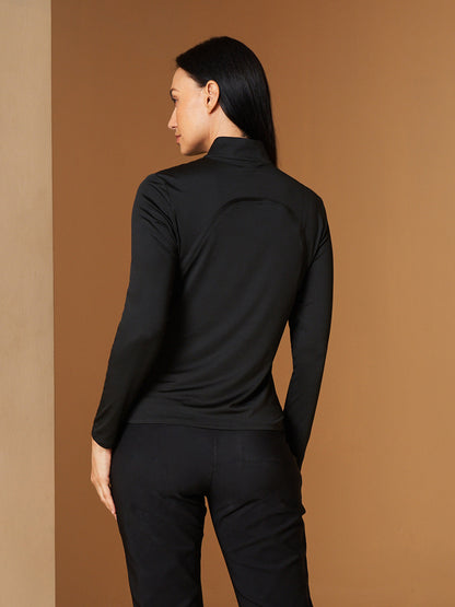 Match Point Tennis Shirt Quarterzip UPF50+