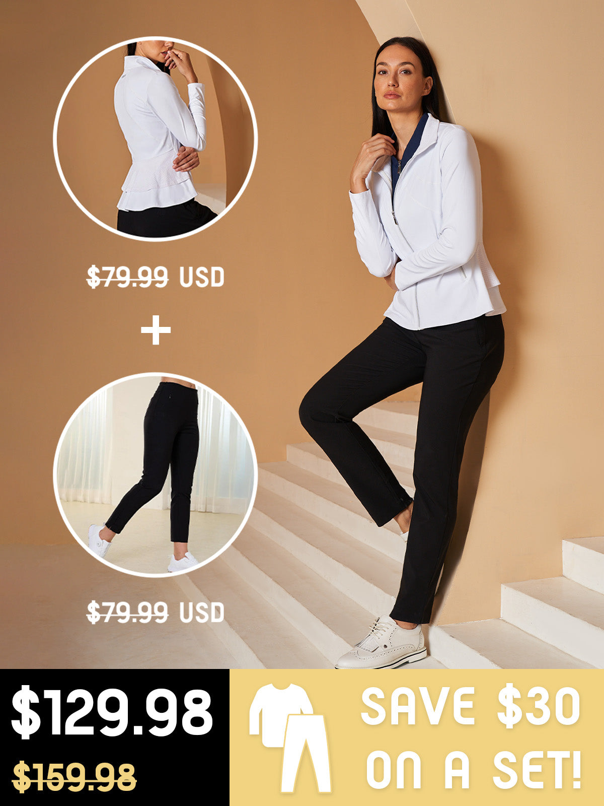 Winner Ruffle Tennis Jacket Sun Protection