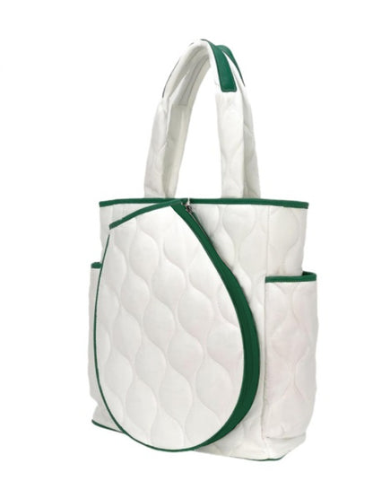 Tennis Quilted Backpack Tote
