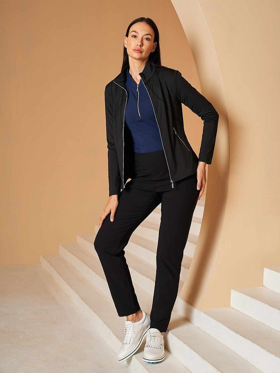 Winner Ruffle Tennis Jacket Sun Protection