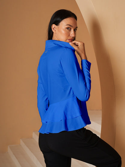 Winner Ruffle Tennis Jacket Sun Protection