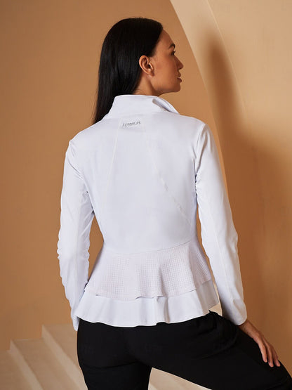Winner Ruffle Tennis Jacket Sun Protection
